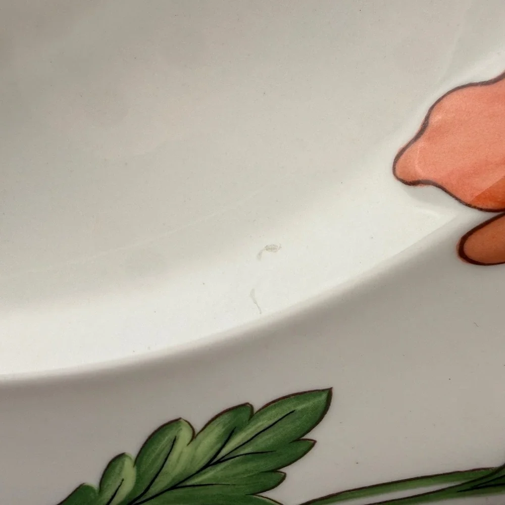 Villeroy & Boch AMAPOLA Poppies Pasta Serving Bowl 12